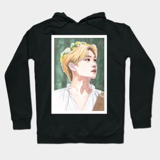 Stray Kids Felix Lee Elven Watercolour Painting Hoodie